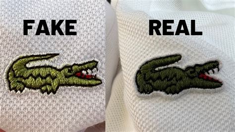 fake lacoste shoes logo|lacoste polo counterfeit vs real.